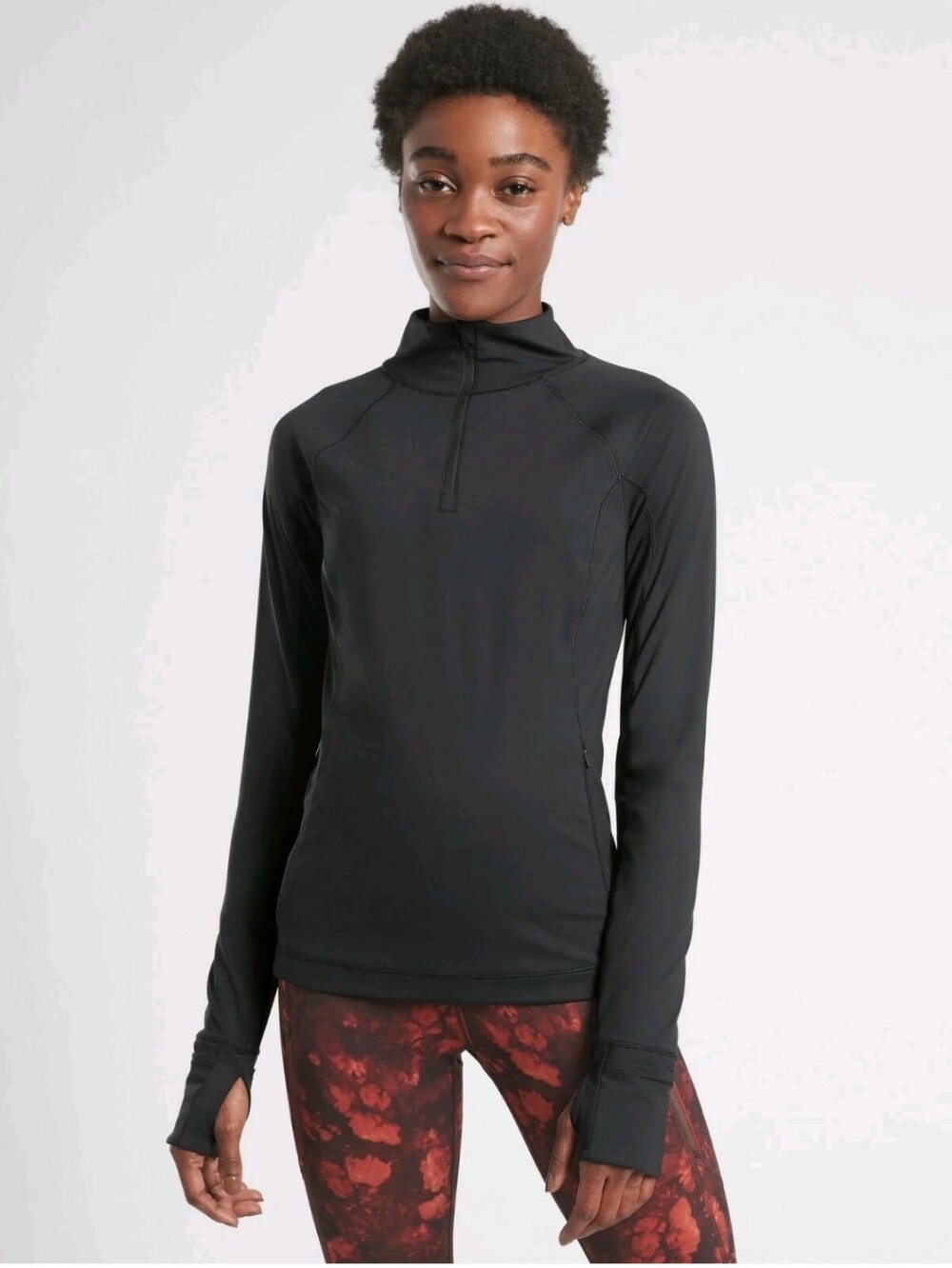 Athleta Rainier Half Zip Top